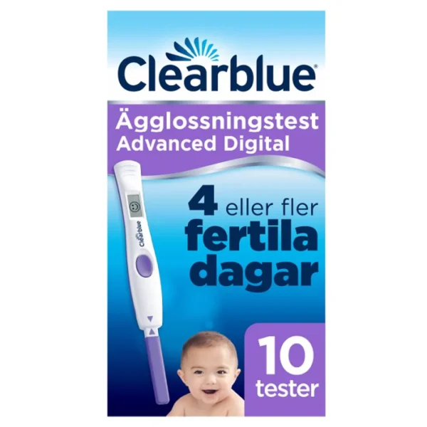 Clearblue-agglossningstest-6710-SE Clearblue Advanced Digital ägglossningstest