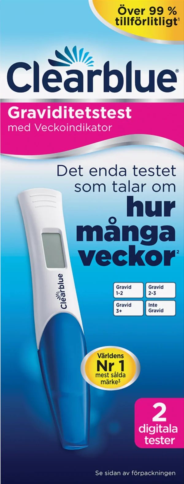 clearblue-graviditetstest-med-veckoindikator-2st-1 Graviditetstest med Veckoindikator
