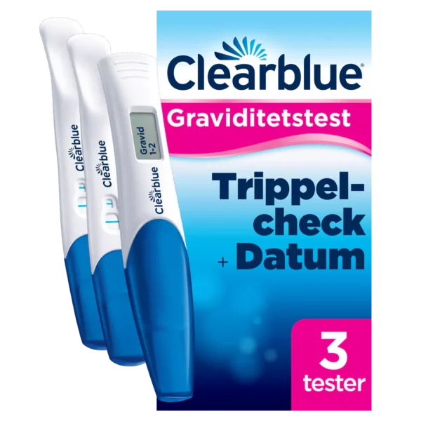 Clearblue Graviditetstest Trippelcheck & Datum-4