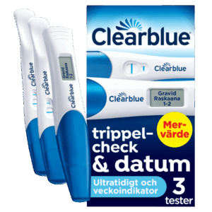 Clearblue Graviditetstest Trippelcheck & Datum