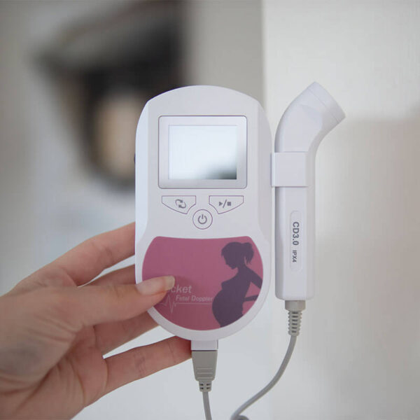 contec-doppler-hand Ljud till hjärtljud med en ultraljudsmonitor för hemmabruk