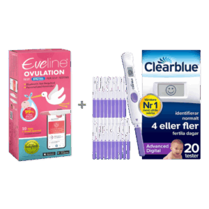 Eveline Smart Fertilitetssystem och 20 st Clearblue Advanced Digital Ägglossningstest