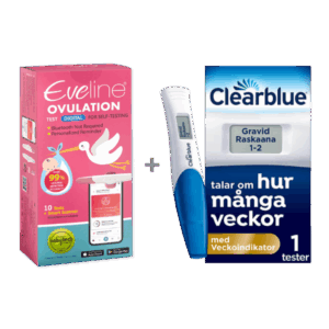Eveline Smart Fertilitetssystem och 1 st Clearblue Digital Graviditetstest med Veckoindikator