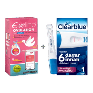 Eveline Smart Fertilitetssystem och Clearblue Ultratidigt Avancerat Graviditetstest (1 st)