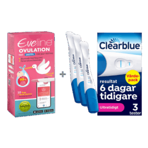 Eveline Smart Fertilitetssystem och Clearblue Ultratidigt Graviditetstest (3 st)