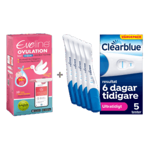 Eveline Smart Fertilitetssystem och 5 st Clearblue Ultratidigt Graviditetstest