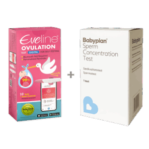 Eveline Smart Fertilitetssystem & Babyplan Spermatest – Komplett Paket för Båda Partners Fertilitet