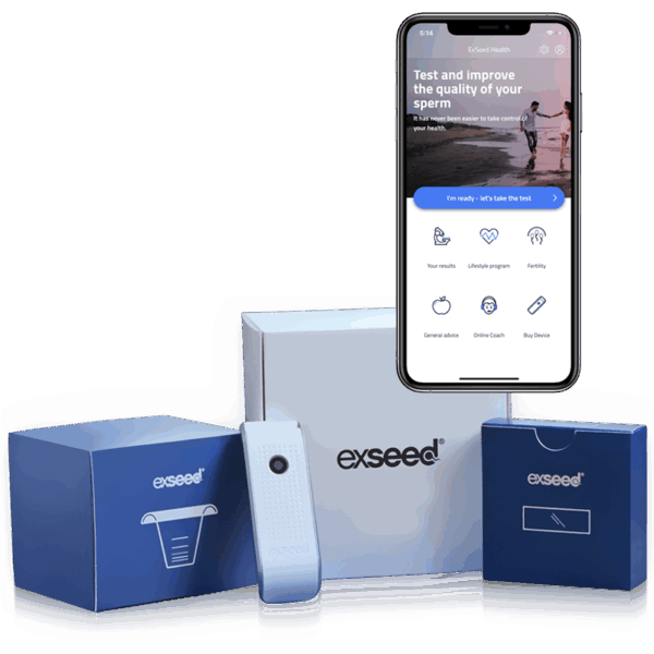 ExSeed Health sædtest og App