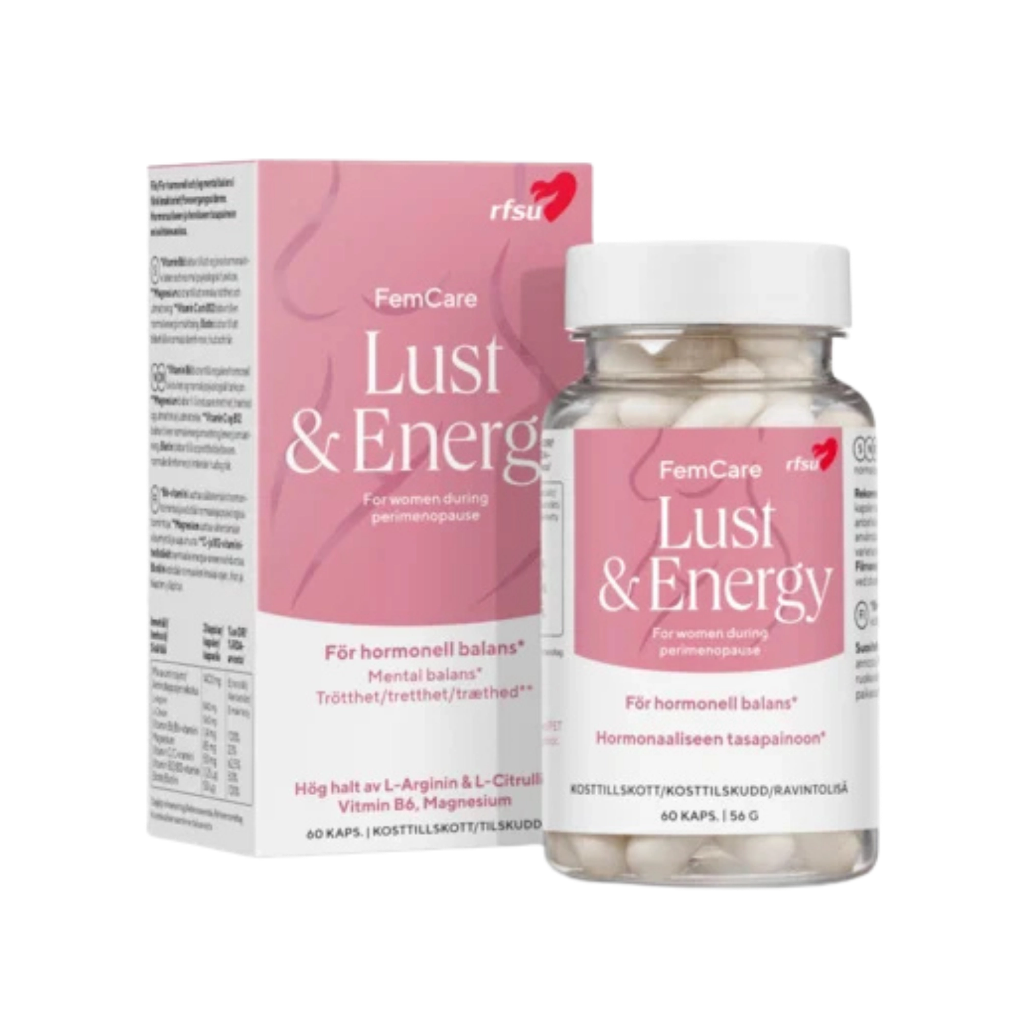 RFSU FemCare Lust & Energy 60 kapslar